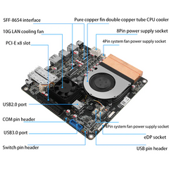 12th generation i5-12405H & 13th generation U300e Processon 10G full flash 4M2 4U2 NAS Board