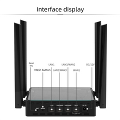 Oak Network/Router/Firewall/Qualcomm Quad-core /Wi-Fi7 Baseband /2.5GWAN port /TF slot /Mesh Networking /MLO dual-band/Easy aggregation to reach 2000 megabits
