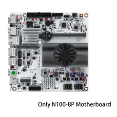 eight-slot 10G NAS motherboard N150/N305/N355 / dual 2.5G network card + 10G 10G port / single DDR5 + dual NVME NAS motherboard