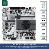 eight-slot 10G NAS motherboard N150/N305/N355 / dual 2.5G network card + 10G 10G port / single DDR5 + dual NVME NAS motherboard