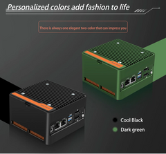 X86-P6 Pocket NAS Board PC Intel i3-N355 N150 2xi226-V 2.5G DDR5 4800MHz 4xM.2 NVMe Firewall Router Mini PC Case 2xUSB3.2 2xHD