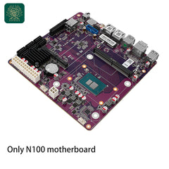 12th Gen i3-N305 N355 N100 N150 2*Intel i226-V 2.5G NAS Motherboard 6*SATA3.0 6-Bay Soft Rout 1*DDR5 4800MHz Firewall ITX Mainboard