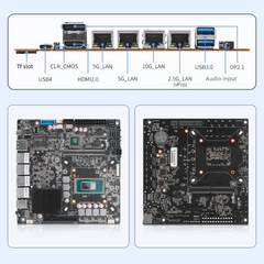 Oaknode 14 Generation 12 Disk 10 Gigabit NAS Motherboard 125H 155H185H 12 Disk Support vPro