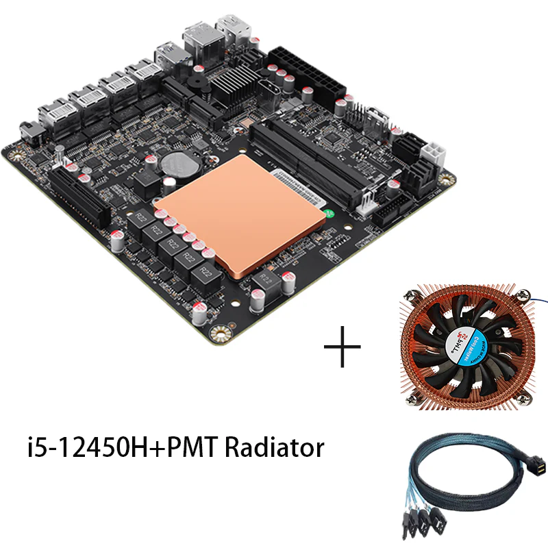 12th/13th generation Core 8505 NAS/i5-12450H motherboard/4x2.5G/6 SATA3.0/6x M.2 NVMe/dual SFF-8643