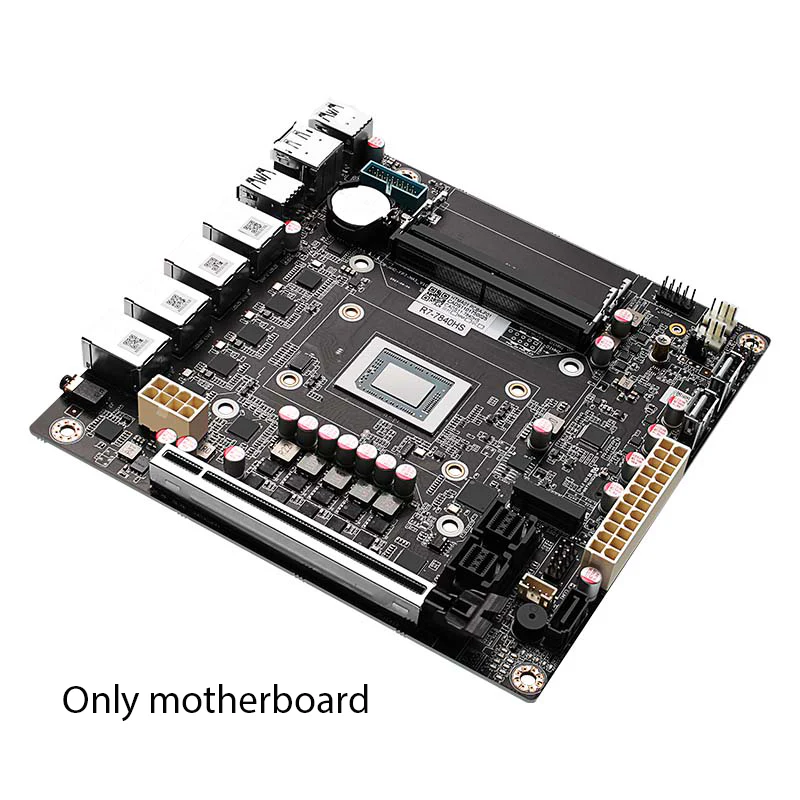 AMD-7940HS/8845HS 8-bay/9-bay NAS/USB4/40G rate 8K display 4 network 2.5G/9 SATA/PCIe x16 ITX motherboard