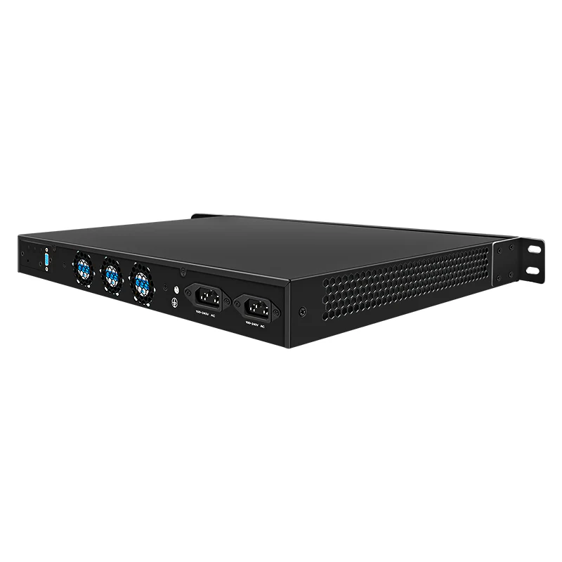 12th generation N100/I3-N305 dual 10G optical port/4 power + 4 power network security industrial computer/support iQIYI/security gateway firewall/bastion host/AC control/online behavior management