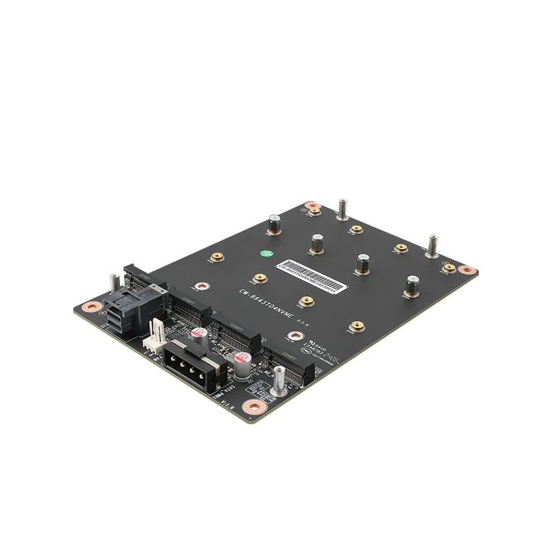 SFF8643 Extended 4*M.2 card adapter Only suitable for Q670 4-net motherboard
