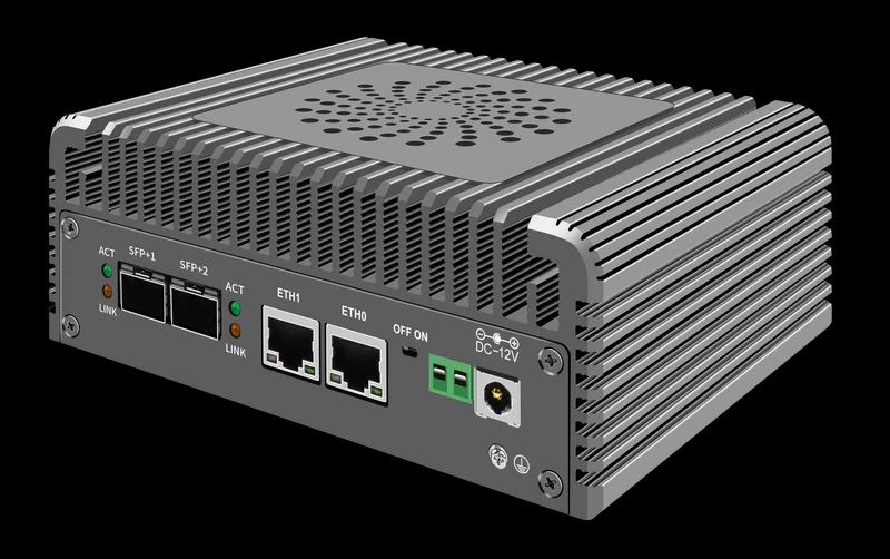 Firewall Mini PC 2x10G SFP+ 2xi226-V 2.5G Intel 3 N355/N150 Soft Routing 2xNVMe DDR5 MiniPC NAS Server Proxmox