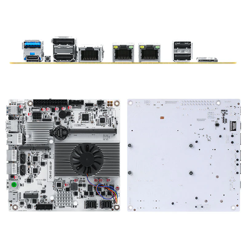 eight-slot 10G NAS motherboard N150/N305/N355 / dual 2.5G network card + 10G 10G port / single DDR5 + dual NVME NAS motherboard