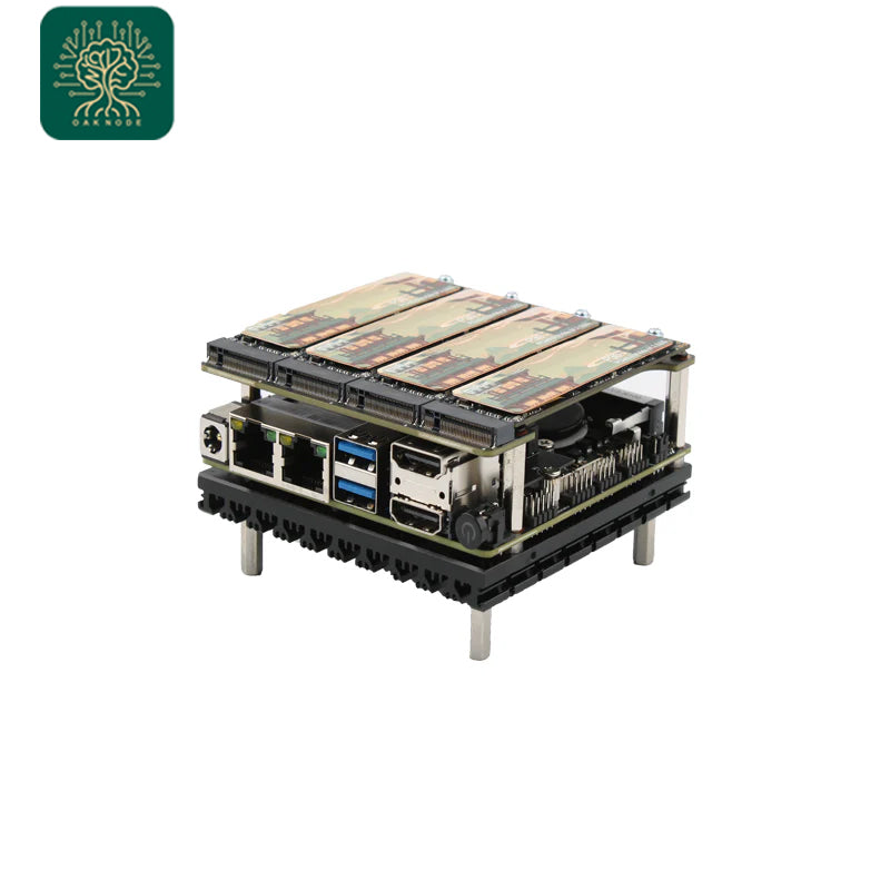 X86 P5 development board 4*M.2 NVMe expansion board 12th generation Intel N100 i3-N305 DDR5 4800MHz firewall PC 2x i226-V 2.5G network card