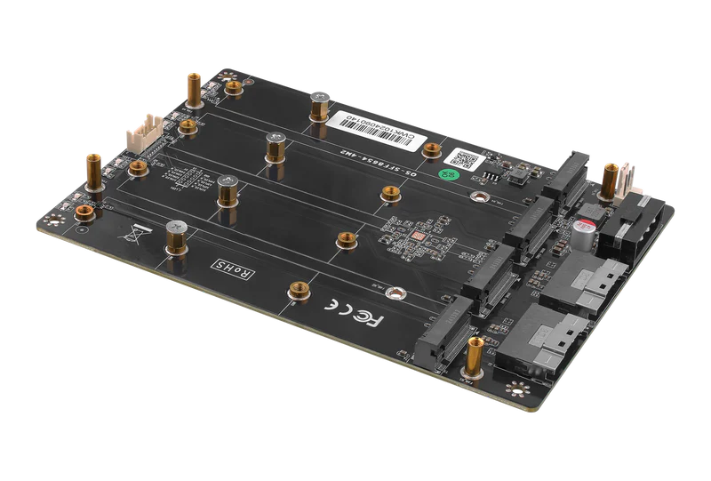SFF8654 Extended 4*M.2 card adaprer